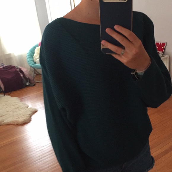 Long sleeve aqua shirt - Picture 1 of 6